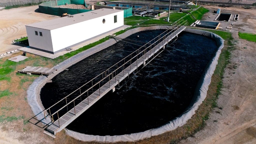 planta de tratamiento de aguas residuales